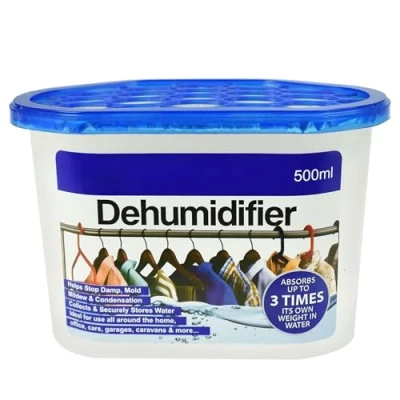 Image of Albert Austin 500ml Dehumidifier Absorber Box Interior Disposable Dehumidifiers For Moisture Trap Condensation Remover Dehumidifying Damp Crystals Home Office (1)