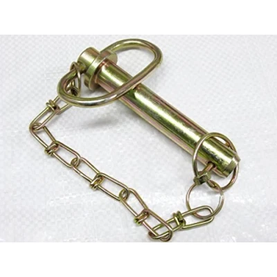 Image of Trailer Tow Bar Hitch Pin 22MM x 165MM (7/8&quot; 6 1/2&quot; Drop Handle Chain Towing)