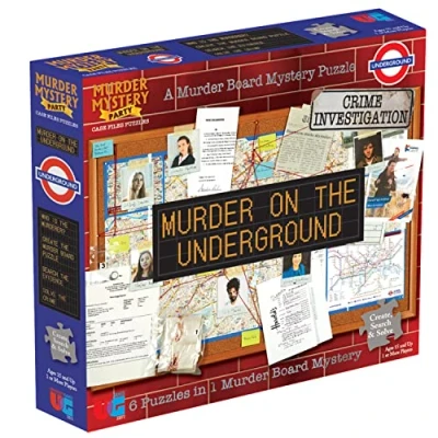 Image of University Games 33272 Mystery Case Files Puzzle Murder on The Underground