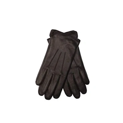 Image of EEM classic leather gloves for men BEN manufactured from genuine nappa leather, black, size M