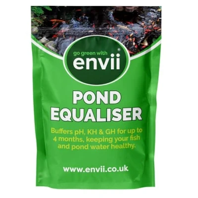Image of Envii Pond Equaliser pH Buffer Instantly Balances, and Stabilises pH, KH GH Levels, Ammonia Remover, Works All Year Round Through Winter (1kg)