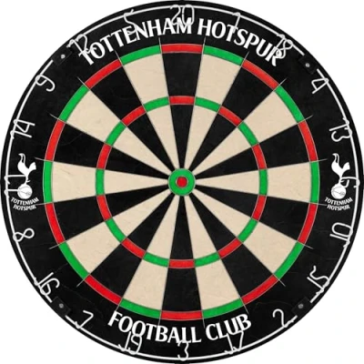 Image of Offically Licensed Tottenham Hotspur Football Club FC Professional Darts Dartboard Sisal Ultra thin Wire (DB175)