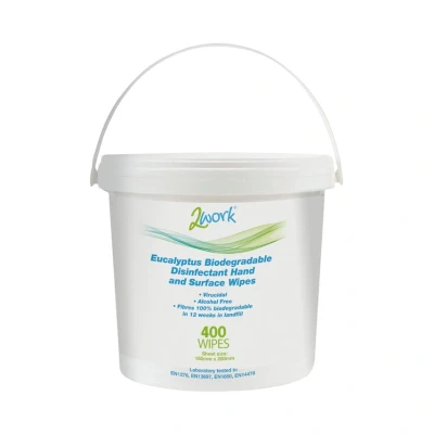 Image of 2Work Biodegradable Eucalyptus Wipes (Pack of 400) 2W09162