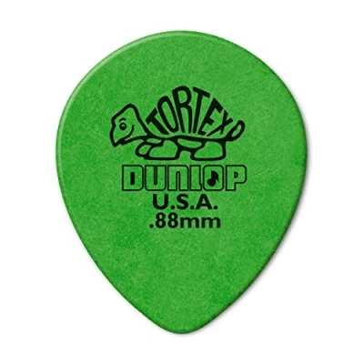 Image of Jim Dunlop 413R.88 Guitar Picks, 0.88 mm, Green