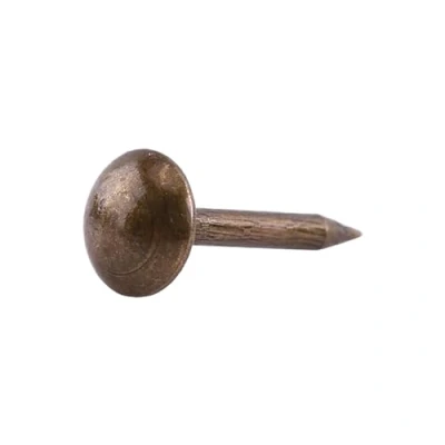 Image of 100pcs Upholstery Tacks Furniture Nails Pins Sofa Rivet Craft Thumbtack Tack,Antique Brass (6 * 14mm)