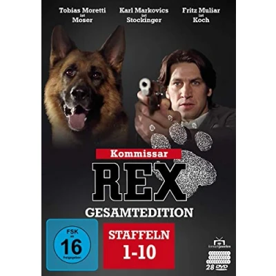 Image of Kommissar Rex Gesamtedition (Staffeln 1 bis 10 Alle 119 Folgen) + Bonus Disc. 28 DVDs