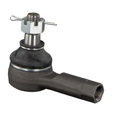 Image of 4666005510 Track rod end FEBI BILSTEIN 41930 Front Axle Left, Right with crown nut SSANGYONG: Rodius I