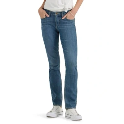 Image of Lee Women&#039;s Legendary Mid Rise Straight Leg Jean, Indigo Luster, 8 US