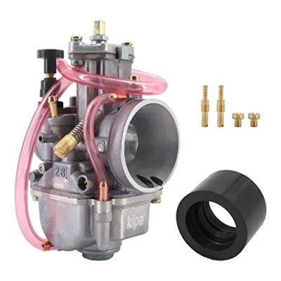 Image of KIPA Carburetor for Kawasaki KX80 KX85 KX100 Yamaha YZ80 YZ85 DT100 SUZUKI RM80 85 CR80 CR85R GY6 PWK 28mm 2 stroke Racing Flat Slide Carb with Intake needle jet