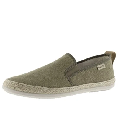 Image of victoria Men&#039;s 5200155, André Elastic Washed, Slip on Canvas Sneaker, Taupe, 6.5 UK
