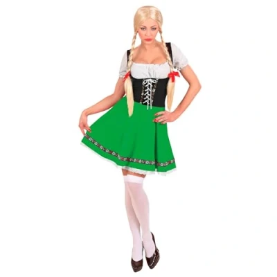 Image of Widmann 56804 Bavarian costume, Solid, Multicoloured, XL