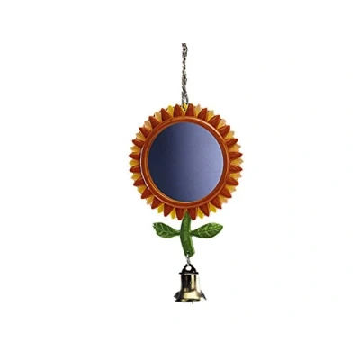 Image of Nobby Flower Mirror with Bell Cage Toy, 24 cm