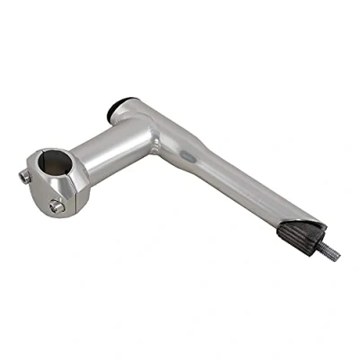 Image of Discount Oxford Quill Bike Handlebar Stem 1 1/8&quot; 25.4mm MTB Hybrid Alloy Silver 90mm