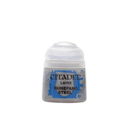 Image of Games Workshop Warhammer Citadel Layer Paint Runefang Steel 12ml