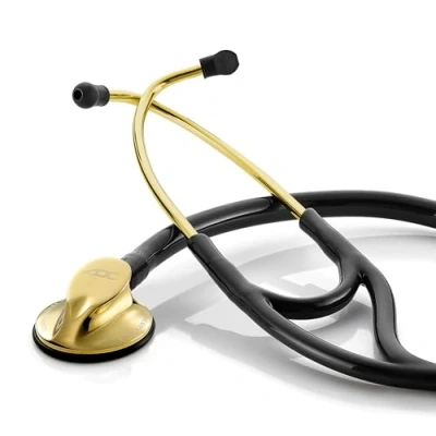 Image of ADC Adscope 600 Platinum Multifrequency Stethoscope Gold/Black
