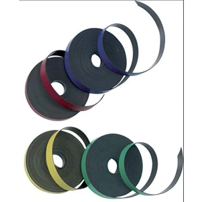 Image of Acco Nobo Self Adhesive Magnetic Tape Magnet Strip Cut to Size Required In 4 Assorted Colours