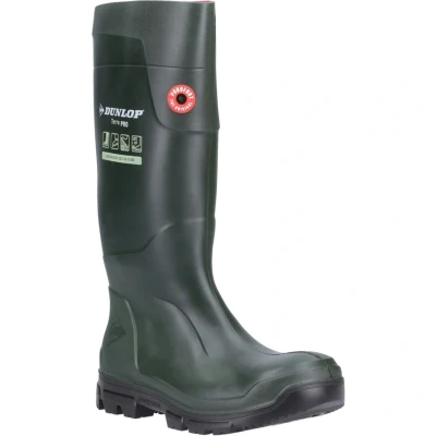 Image of Dunlop Protective Footwear Unisex Purofort TerraPRO Industrial Boot, Yellow, 2.5 UK