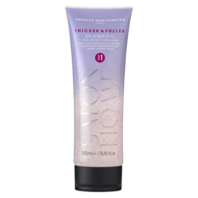 Image of Charles Worthington Thicker &amp; Fuller Shampoo x 250ml **Despatched within Double Wall Box**