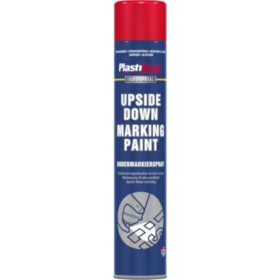 Image of Plasti kote Upside Down Marking Paint 750ml White, Red, Blue, Yellow