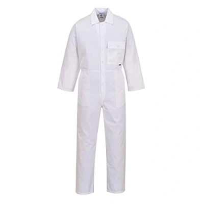 Image of Portwest Standard Coverall, Size: S, Colour: White, 2802WHRS