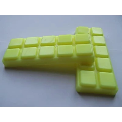 Image of 3 x Handmade 50g Lemon Sherbet Soy Wax Bar Melts Highly Scented Fragrance 10 Cell Snap Bars (Lemon Sherbet, Bars)