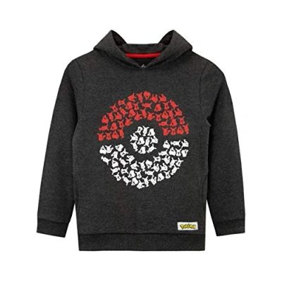 Image of Pokémon Hoodie for Boys Pikachu Kids Hoody with Pokeball Design Age 7 to 8 Years Multicoloured