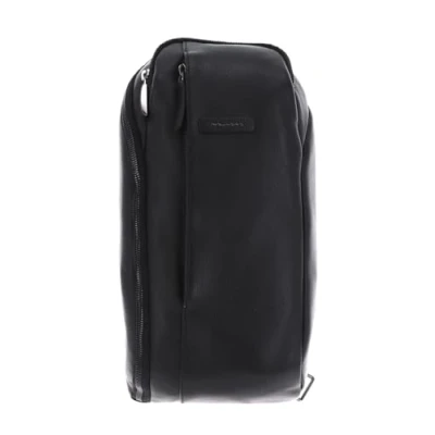 Image of PIQUADRO Men&#039;s Modus One Shoulder, Black, Taglia unica