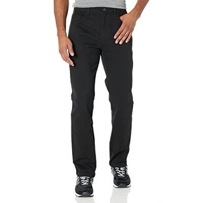 Image of Amazon Essentials Men&#039;s Athletic Fit 5 Pocket Comfort Stretch Chino Trouser (Previously Goodthreads), Black, 35W / 32L