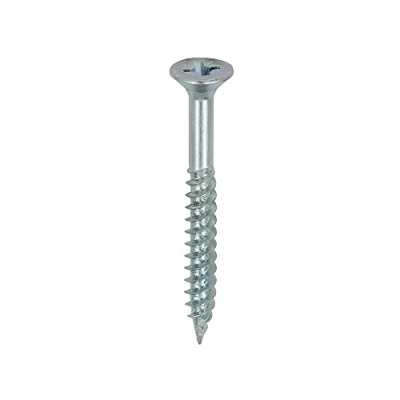 Image of 6x TIMCO Twinthreaded Woodscrews Pz Double Countersunk Zinc 08112CWZ Pack of 200