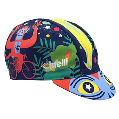 Image of Cinelli LIDA Ziruffo Cycling Cap, Jungle Zen, One Size