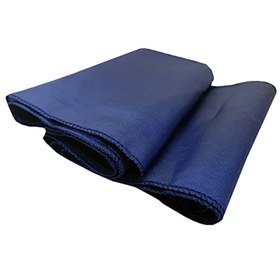 Image of linen Taffeta Sashes Wedding Chair Covers Navy Blue Bows Chairs Decoration Party UK Vibrant Solid Colours (Navy Blue, 10 PCS)