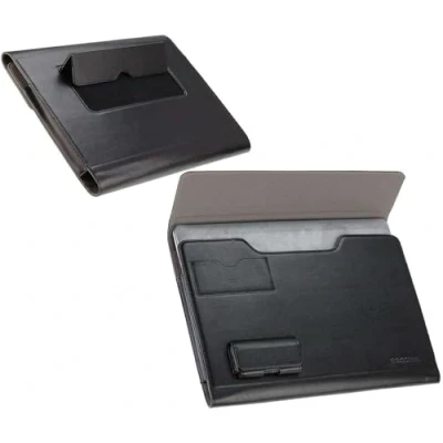 Image of Broonel Black Leather Folio Case Compatible With ASUS Vivobook M1605YA 16&quot; WUXGA Laptop
