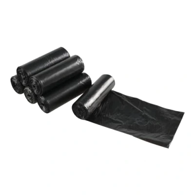 Image of Tstorage 6 L Black Bin Liners Bags, Bag, 150 Bags / Rolls