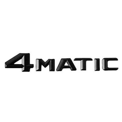 Image of KARFRI 3d ABS Letters Car Styling Trunk Emblem Badge 4MATIC Logo Compatible With Mercedes A B C E CLA GLA GLC GLE W205 W204 W213 W212 Accessories