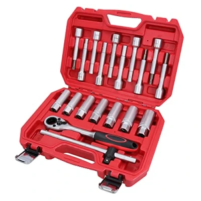 Image of Shock Absorber Suspension Strut Nuts Remover + Installer 18pc Kit 1/2&quot; Drive