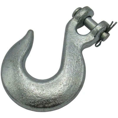 Image of Zinc Plated Clevis Slip Hook 6MM (Chain Pull Winch Recovery)