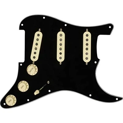 Image of Fender® Pre wired Pickguard Strat® Texas Special S/S/S Black