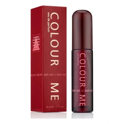 Image of Colour Me Dark Red Perfume for Men and Women. 50ml Eau de Parfum Luxury Fragrance Mens &amp; Ladies Perfume, Long Lasting Aftershave by Milton Lloyd