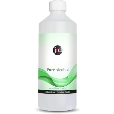 Image of 100% Pure Alcohol Prep &amp; Wipe Cleanser Nail Gel Polish Residue Remover (500ml)