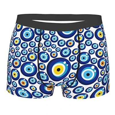 Image of ZSOSIXDEAL Evil Eye Men&#039;s Underwear Boxer Briefs Mens Men Multicolor