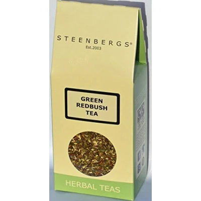 Image of Steenbergs Green Redbush Loose Leaf Tea 90g