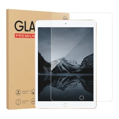 Image of KamKorda Screen Protector for iPad 1 Pack Tempered Glass Film 10.2 Inch 2021/2020/2019 Model Generation 9/8/7