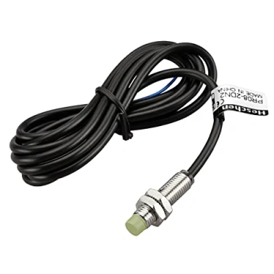 Image of Heschen Inductive Proximity Sensor Switch, PR08 2DN2, Cylindrical Type, DC 12 24V, 3 Wire, NPN NC(Normally Closed), CE