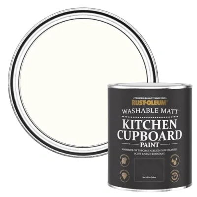Image of Rust Oleum Pink Kitchen Cupboard Paint in Matt Finish Sweet Nothing 750ml