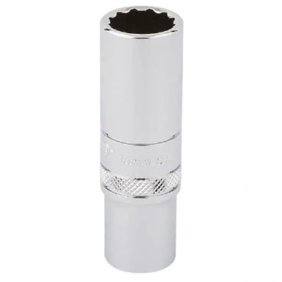 Image of Draper HI TORQ� 12 Point Deep Socket, 3/8&quot; Sq. Dr., 14mm