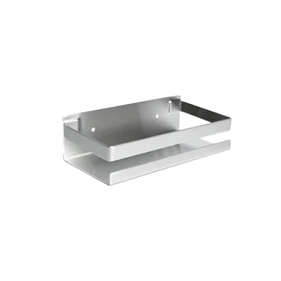 Image of DOESS Spice Rack Kitchen Hangable Cabinet Organizer Jar Holder Soap Pump Wall (Silver, 20 CM)