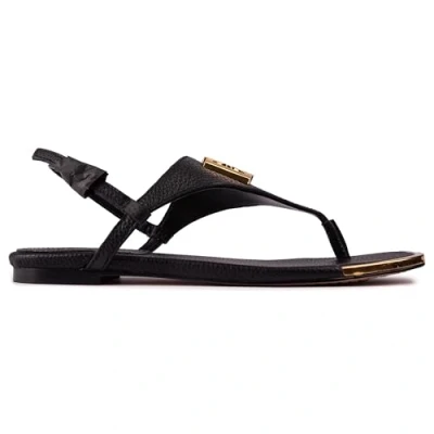 Image of DKNY Women&#039;s Flat Sandals, Black, 5 UK