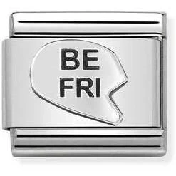 Image of Nomination Silvershine Best Friends Half Charm