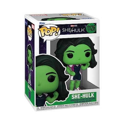 Image of Funko POP! Vinyl: Marvel She Hulk Collectable Vinyl Figure Gift Idea Official Merchandise Toys for Kids &amp; Adults TV Fans Model Collectors and Display