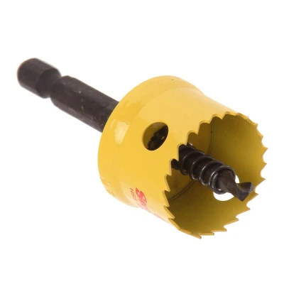 Image of Starrett HSS Bi Metal Hole Saw CSC16 Cordless Smooth Cutting For Wood Plastics Steel Various Materials 16 mm